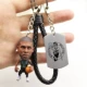 Mới Kobe Curry James Harden Wade Movable Doll Owen Doll Keychain Basketball Quà tặng