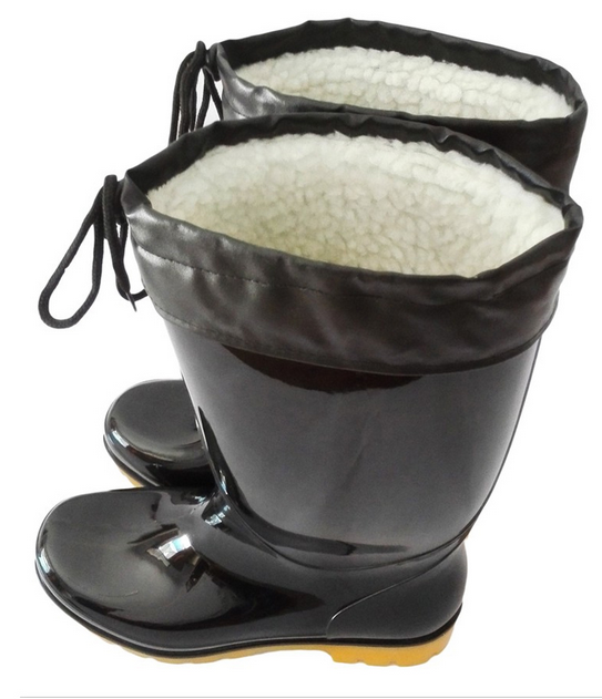 Chaussures - bottes caoutchouc homme pour hiver - semelle tendon - Ref 963376 Image 12