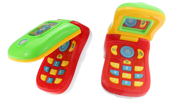 Toy mobile phone baby can bite children's music multi - functional toy mobile phone over fun toy mobile phone