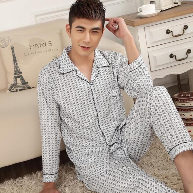 Pyjama pour homme en Coton à manche courte - Ref 3002968 Image 20