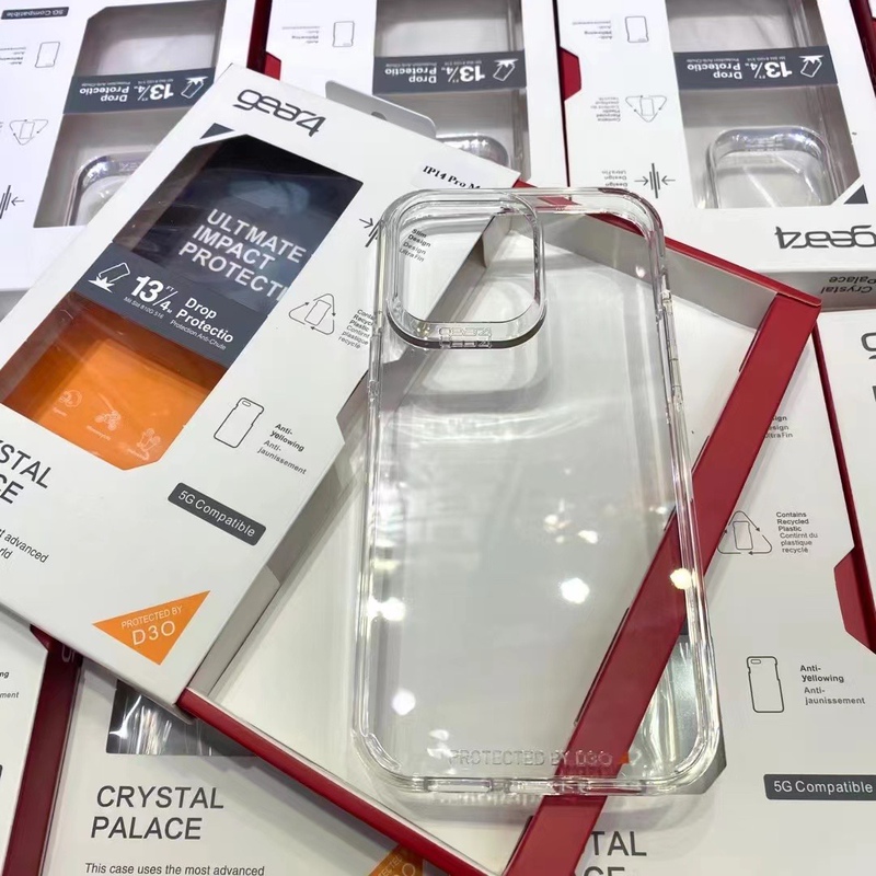 Gear4 Is Suitable for Apple iPhone 15 /14/13Promax Mobile Phone Case, Apple 14Plus Anti-Fall Transparent Protective Case