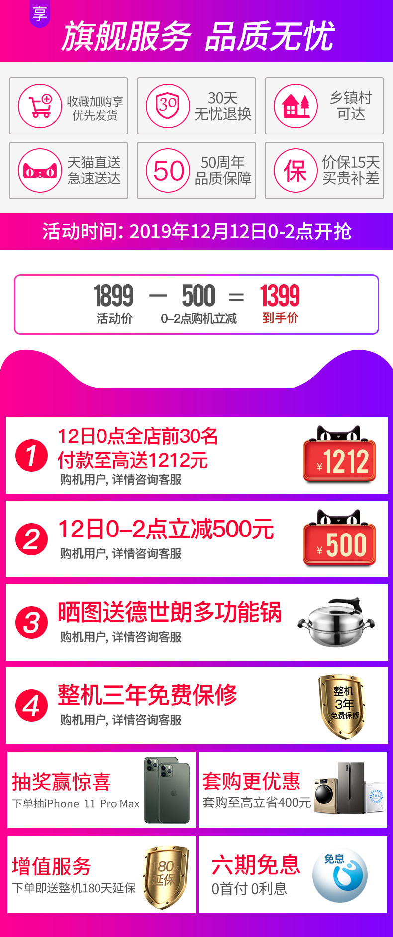 海信 10KG 全自动变频滚筒洗衣机 图1