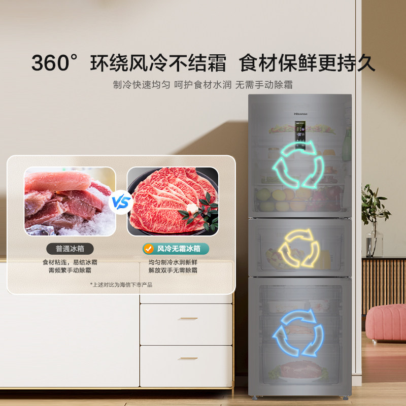 海信BCD-251WYK1DPJ冰箱图片