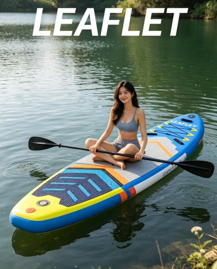 Inflatable Paddle Board Sup Stand-Up Paddle Board for Beginners, Surfboard for Beginners, Sea Fishing for Two People, Lure Fishing, Boating — تصویر 1