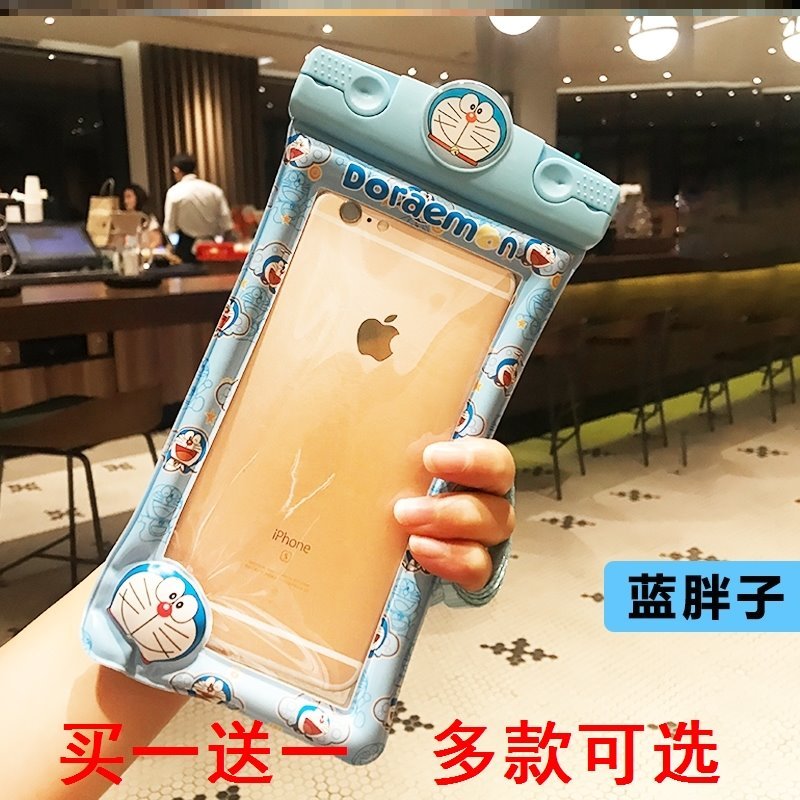 Thickened Spa Cell Phone Waterproof Bag Bubble Spa Supplies Seals Plastic Bag Rain Proof Bag Transparent touch screen protective sleeve