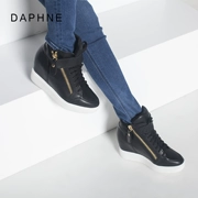 Daphne / Daphne Winter New Boots Casual Wedge Tăng chiều cao Dây giày đế dày