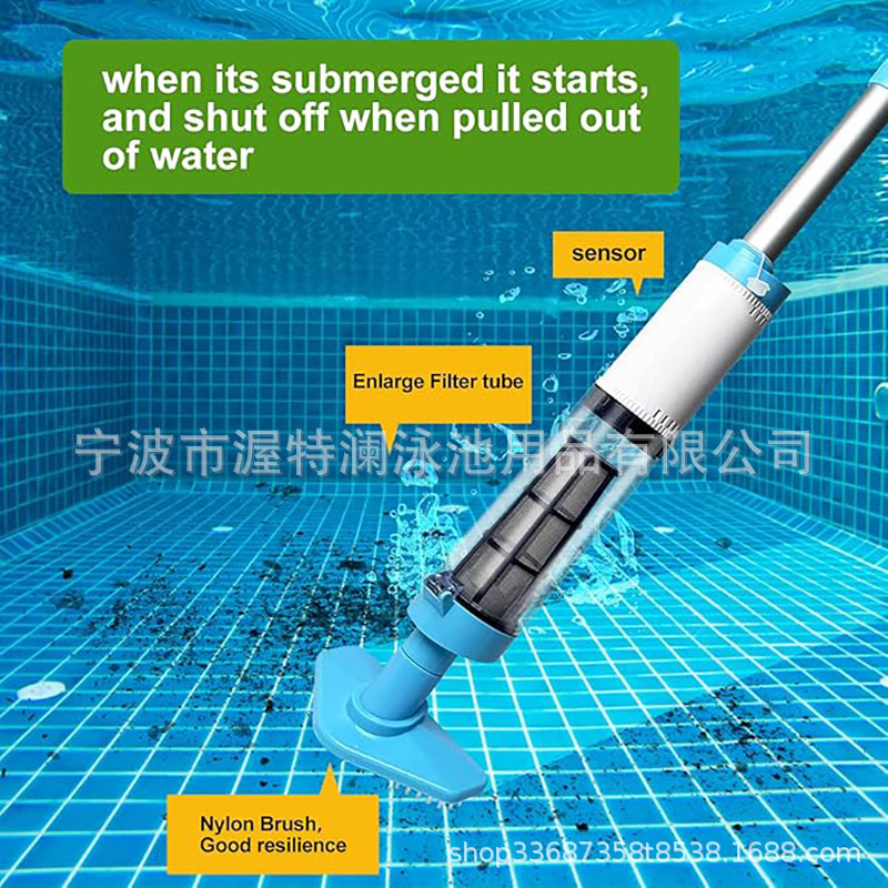 3-in-1 Swimming Pool Cleaner, Handheld Cordless Vacuum Cleaner for Cleaning Swimming Pools, Can Be Used for 100 Minutes 3-in-1 Swimming Pool Cleaner, Handheld Cordless Vacuum Cleaner for Cleaning Swimming Pools, Can Be Used for 100 Minutes