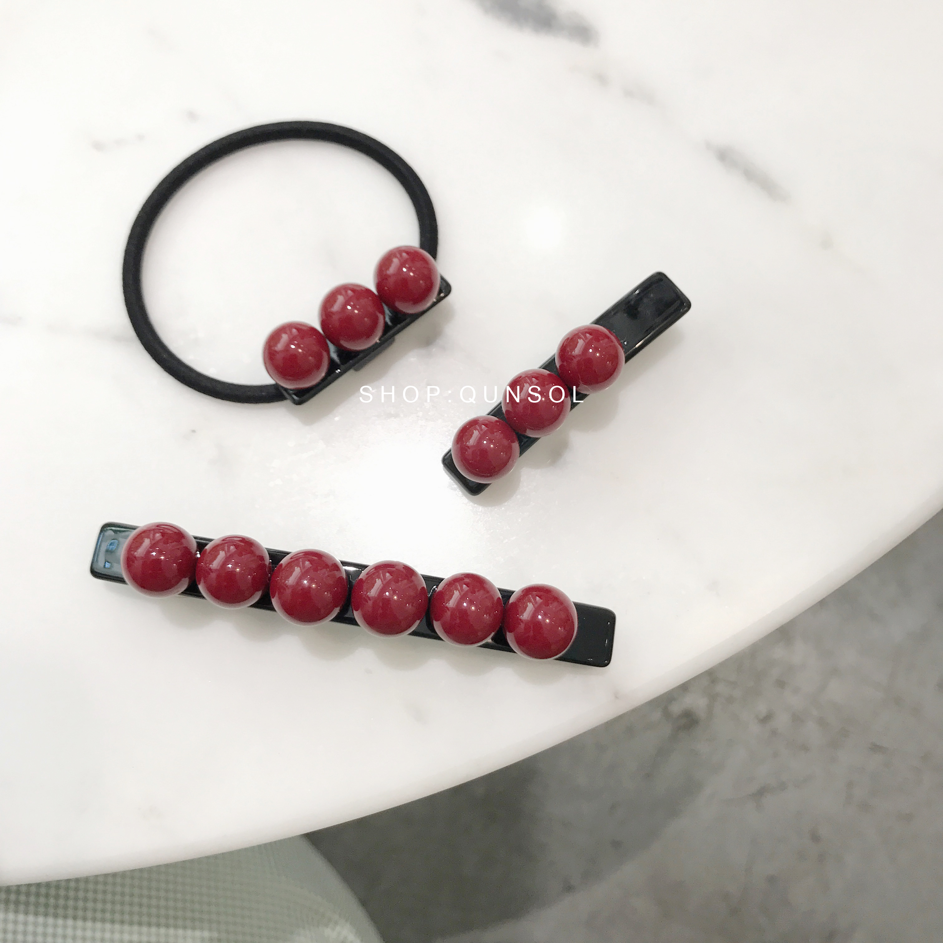 Hàn Quốc chic Morandi màu đậu Hà Lan từ clip mùa xuân clip bên clip đầu clip phụ kiện tóc phụ nữ tóc clip trang sức - Phụ kiện tóc dây buộc tóc lò xo