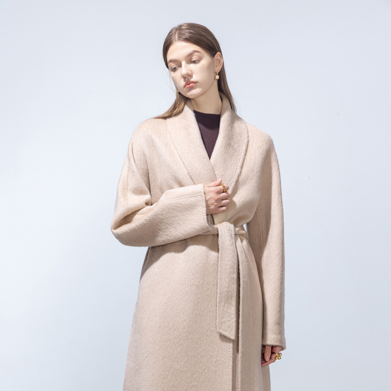 Ghjod Studio High-End Luxury Heritage Rare_100% Small Camel Hair High Weight Long Lace-Up Lazy Coat Ghjod Studio High-End Luxury Heritage Rare_100% Small Camel Hair High Weight Long Lace-Up Lazy Coat