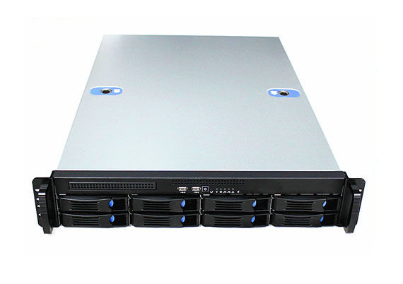 New 2U 8 hard disk hot-swappable server chassis NAS NVR storage server chassis