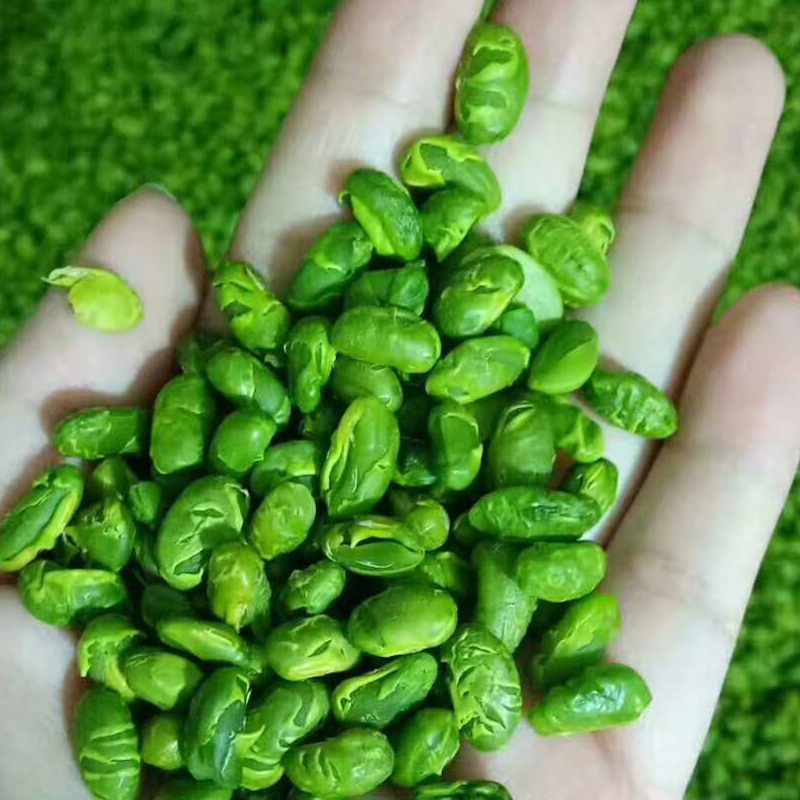 2025 New Arrival Hangzhou Renhe Specialty Farmhouse LAOSHU Smoked Green Beans Roasted Green Beans Salted Sesame Tea Edamame Leisure Snack