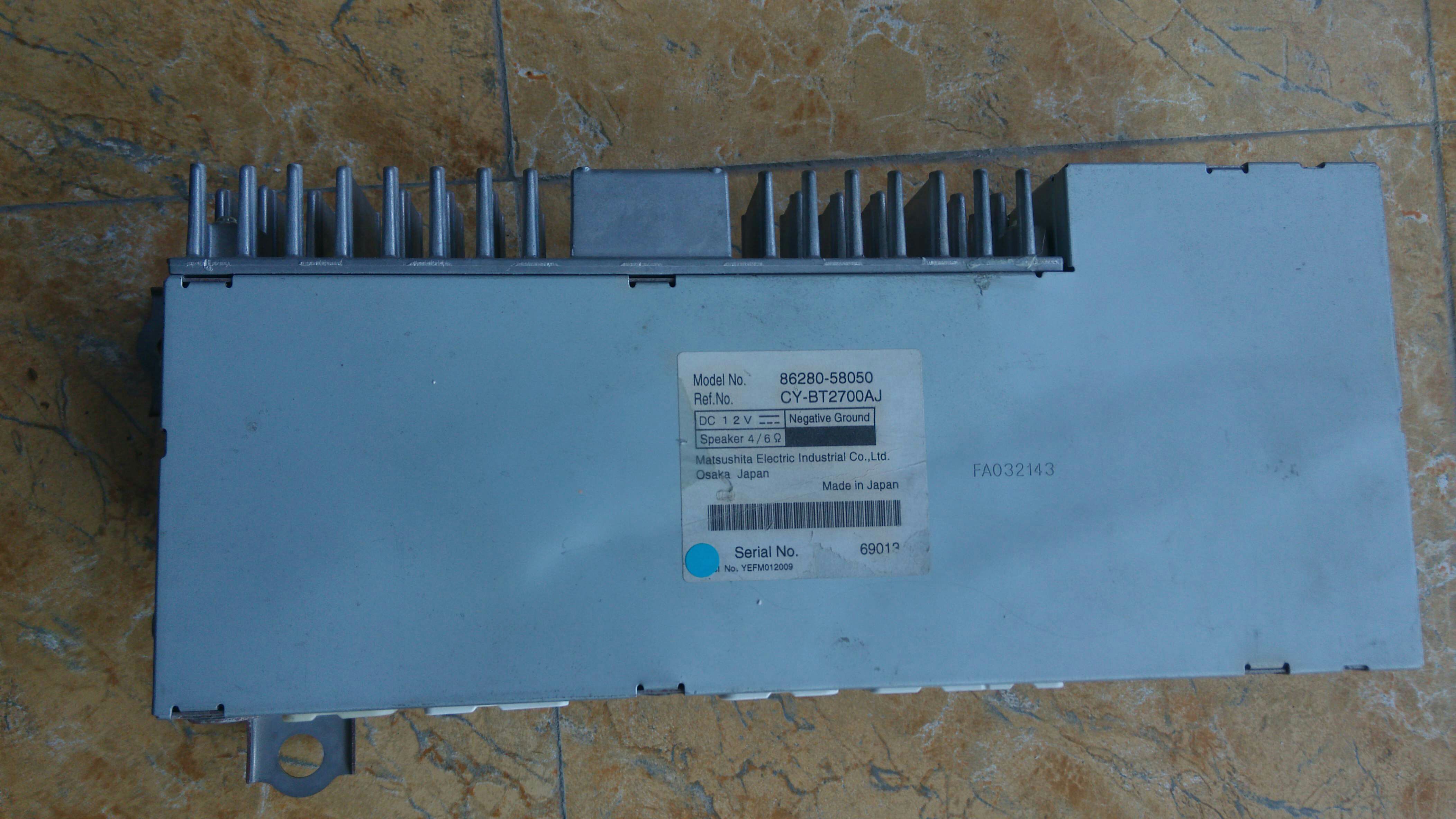 Original car disassembly Toyota Elfa Alpha Amplifier Crown Lexus Lexus 86280-58050