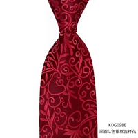 Глубокий винный красный серебряный шелк благоприятный цветок kdg098e