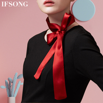 Japanese hand jk tie shirt female tie rope school uniform bow tie black academic style lady tie ribbon
