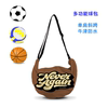 New American printed basketball bag shoulder bag waterproof multifunctional sports fitness crossbody bag large capacity ball bag