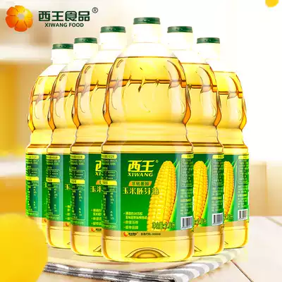 Xiwang corn germ oil 1 8L*6 full box of non-genetically modified physical pressed edible oil
