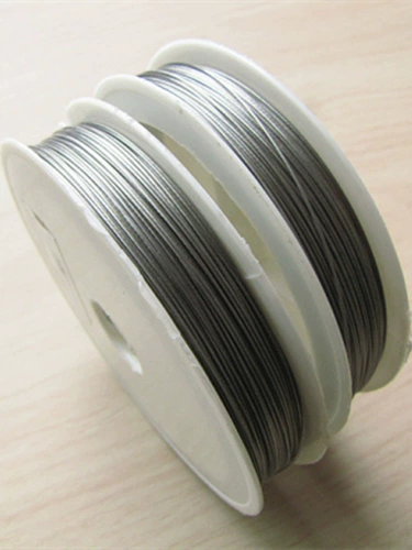 Стальная проволка из нержавеющей стали, шелковые нитки, клей, штора, браслет из бисера с аксессуарами ручной работы, «сделай сам»