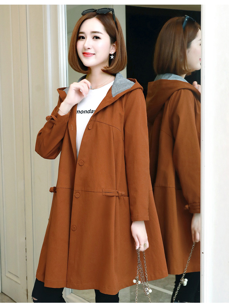 Trench pour femme FLOWER LU      en Coton - Ref 3226672 Image 10