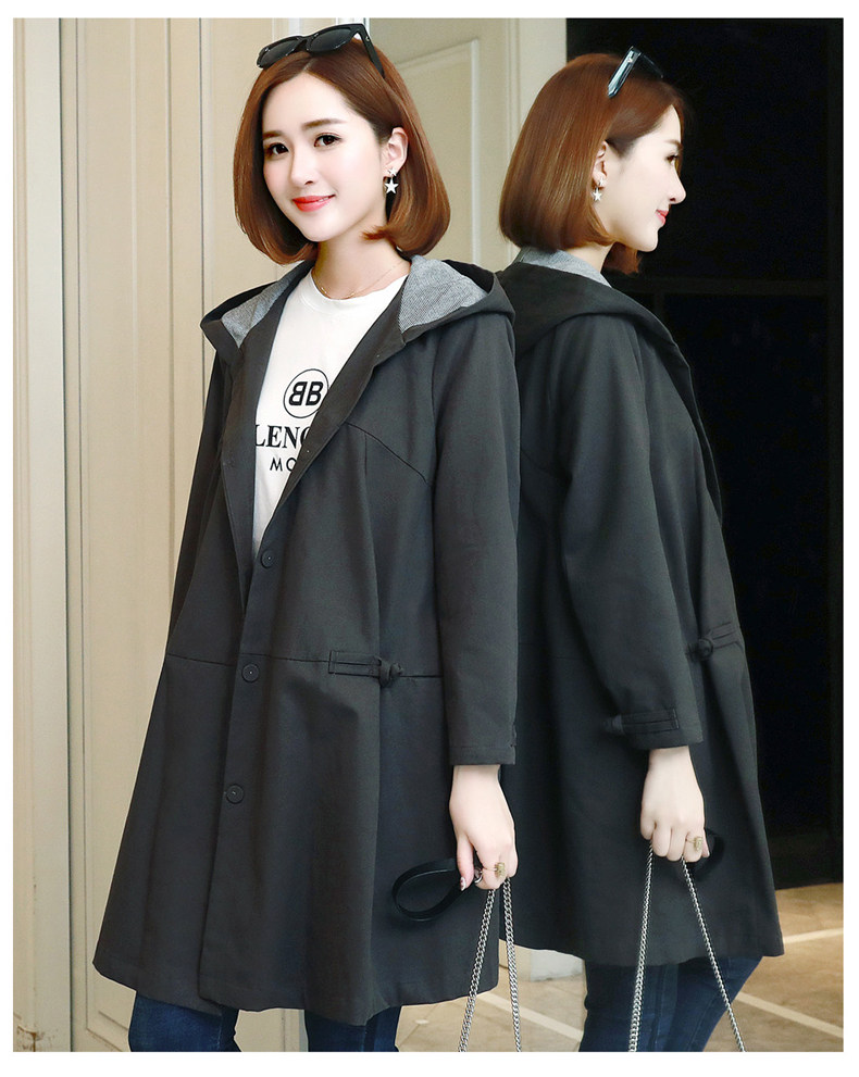 Trench pour femme FLOWER LU      en Coton - Ref 3226672 Image 17