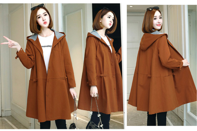 Trench pour femme FLOWER LU      en Coton - Ref 3226672 Image 12