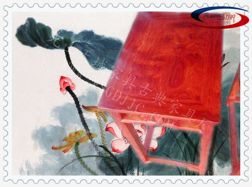 Bàn trà gỗ hồng sắc phi nhà nước mới tốt nhất 疤 sóng nước vàng lụa đỏ gỗ Miến Điện bàn ghế thông minh