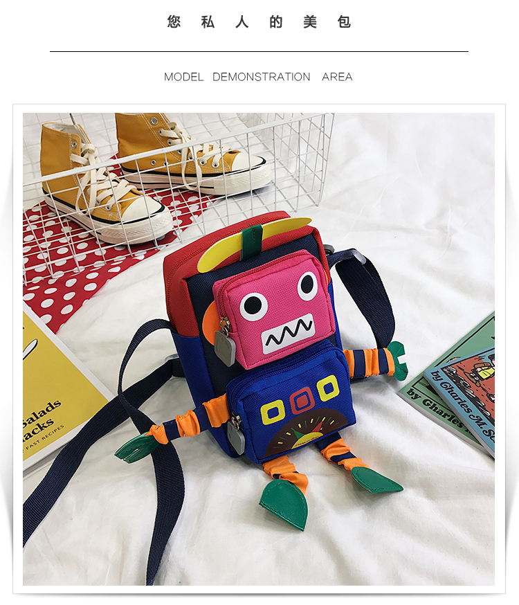 Cute Mobile Phone Bag Robot Bengdi Coin Purse Messenger Bag display picture 20