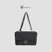 Orange Teenage Girl Magige Big Bag 2022 New Large Capacity Small Fragrant Wind Armband Bag Oxford Cloth Single Shoulder Sloped Satchel Bag