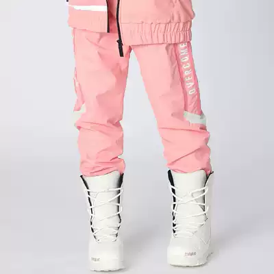 BLENT Korean small foot ski pants for men and women couples professional double board veneer waterproof wind and warm tide