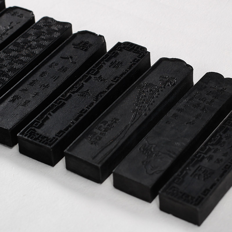 Mountain 100 Episode Ancient Law Emblem Ink-smoked Ink Ink Block Ink block Wenfang Four Treasure Calligraphy Ink Old Brand Hu Kaiwen