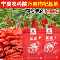 Ningxia wolfberry authentic premium wolfberry king bulk Agricultural Research Institute Xingkeyuan 1 catty Zhongwei bagged large particles 500g