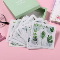 50 Handbook sticker set cute cartoon girl heart hand account material hipster ins decoration DIY small pattern