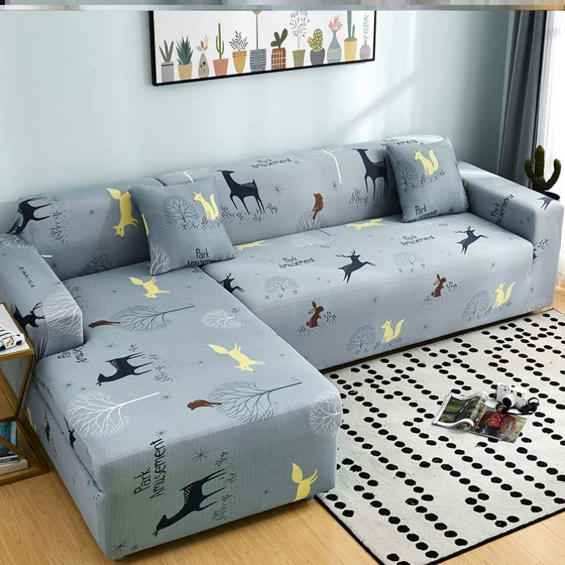 Bọc Sofa Lười Phủ Toàn bộ Bìa Swastika Bọc Sofa đàn hồi Nắp Toàn bộ Nắp Bảo vệ Phổ quát - Bảo vệ bụi