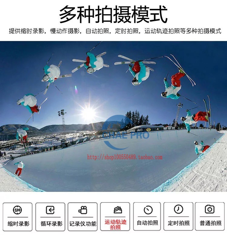 4K HD camera thể thao lặn chống thấm nước camera cưỡi mũ bảo hiểm máy ảnh kỹ thuật số DV WIFI Mini Tour - Máy quay video kỹ thuật số máy quay cầm tay