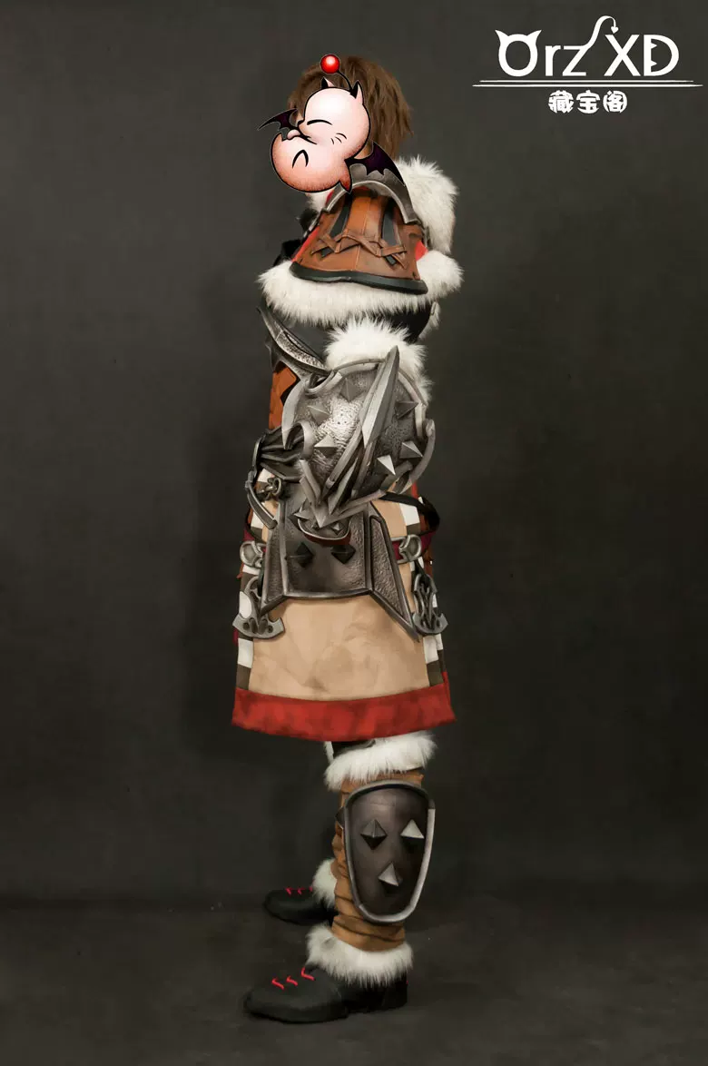 [Униформа школьника Final Fantasy 14FF14 Warrior Light 50] Реквизит для COSPLAY, поддержка графики/постановки, чтобы прийти