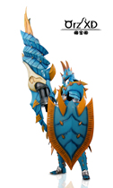 Monster hunter cos sea dragon set cos full set of cosplay props support to map customization