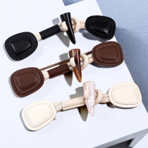 High-grade resin horn buckle leather buckle olive buckle horn buckle coat woolen windbreaker jacket decorative buttons