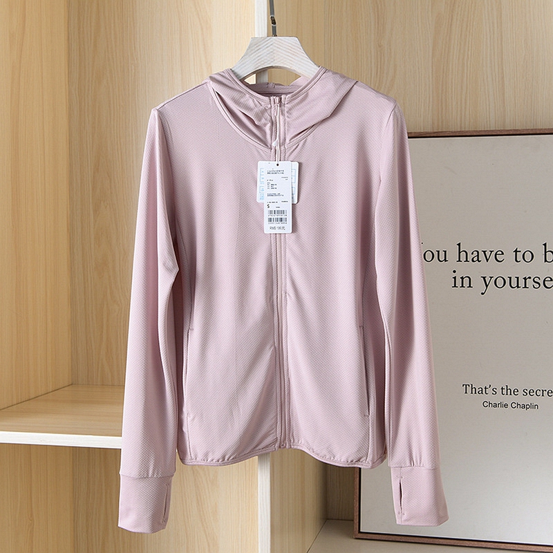 Foreign Trade Summer Thin Breathable Sun Protection Clothing for Women, Anti-Uv Ice Silk Jacket 2024 New Style