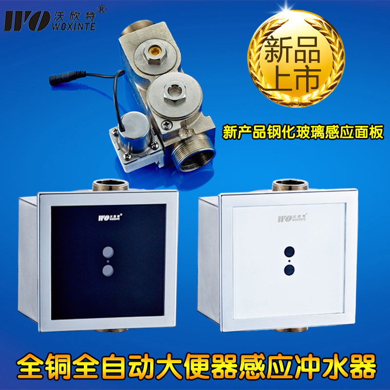 Induction stool device All-copper automatic induction stool flusher Concealed stool flush valve Squat toilet sensor