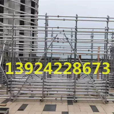 Aluminum alloy stainless steel pipe clamp buckle clamp pipe clamp hoop Dance beauty display logo connector Cross rotating buckle