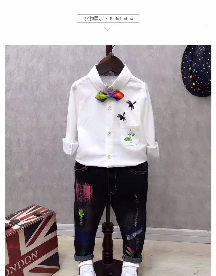 Chemise garcon à manche longue - Ref 2073957 Image 9