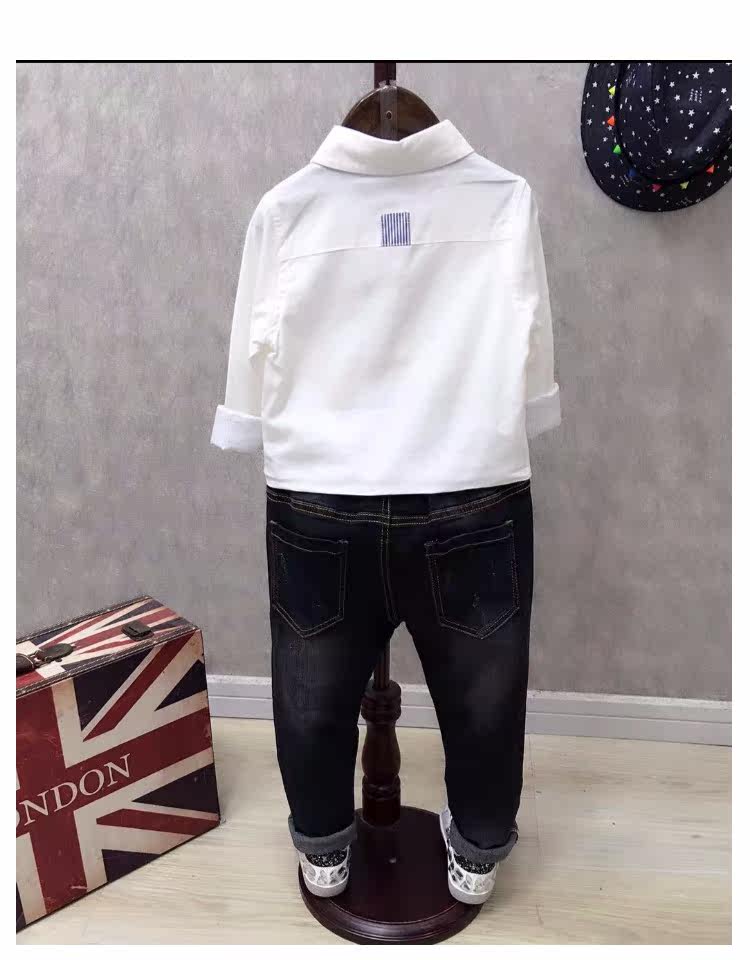 Chemise garcon à manche longue - Ref 2073957 Image 14