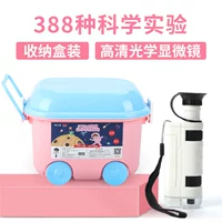 Розовый портативный микроскоп для экспериментов, наука