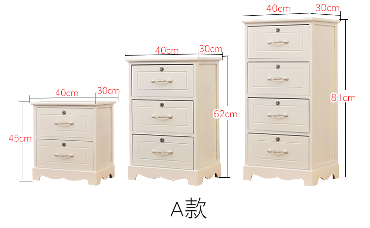 Châu Âu tủ đầu giường rắn gỗ tủ nhỏ gọn phòng ngủ giường tủ bảo quản hiện đại với khóa giao dịch nhỏ đơn giản giá rẻ - Buồng tủ nhựa quần áo