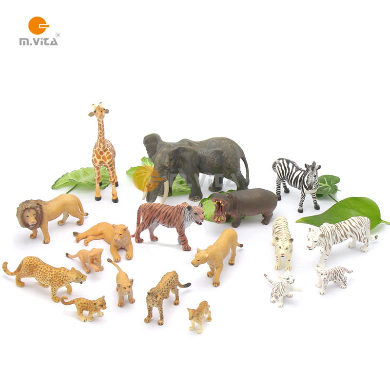 Montessori Montessori teaching aids language teaching aids simulation animal replica wild animal model tiger elephant