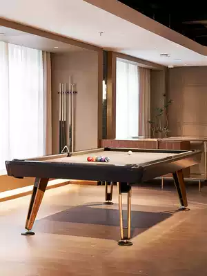 Billiard table small home indoor American black eight commercial billiard table adult standard nine ball billiards case