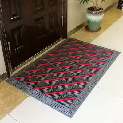 Door mats, dust-proof mats, plastic carpets, rubbing soil, outdoor non-slip, dust-proof and waterproof, leave-in doormats