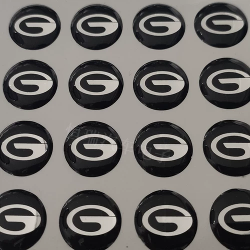 Складной пульт, наклейка, 14mm