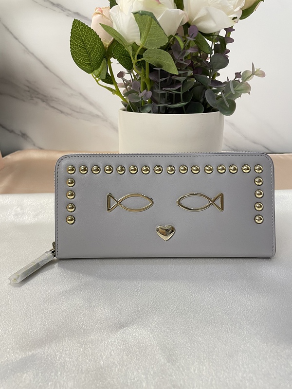 Carrio Women's Bag Wallet Pure Cowhide Coin Purse Clutch Card Holder High-End Bag Small Rivets