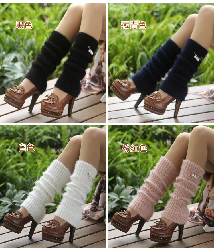 Quần legging tất nữ qua tất vớ đầu gối Hàn Quốc mùa thu và mùa đông ấm áp vớ len mùa đông tất nam đẹp