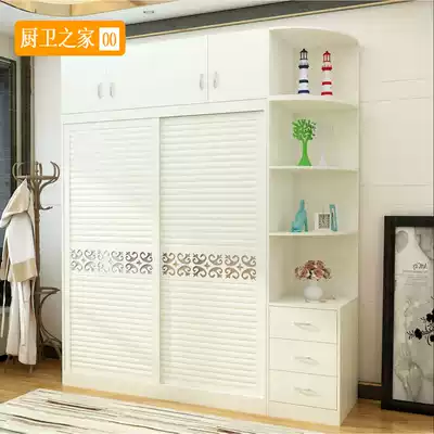 Customized wardrobe simple modern economy wardrobe sliding door sliding door door to open wardrobe customized overall Modern
